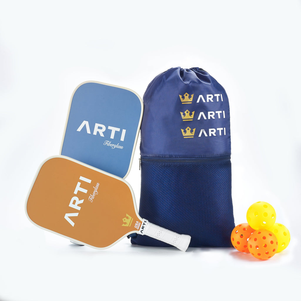 ARTI Fiberglass "Horizon Duo" Pickleball Paddle Set